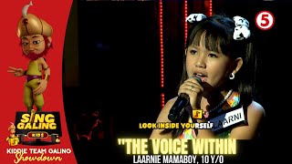 November 5 2022  Sing Galing Kids  Singkulit ShowdownquotThe Voice Withinquot by Laarnie Mamaboy 10YO [upl. by Aitra]