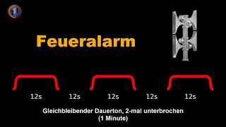 Elektronische Sirene  Feueralarm 🇩🇪  Soundfile Audio [upl. by Adachi310]