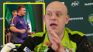 MICHAEL VAN GERWEN frustrated with media questions WHY ARE WE TALKING ABOUT LUKE LITTLER [upl. by Sheilah]