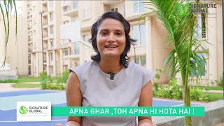 Signature Global The Serenas Customer Testimonial – Ms Sonia [upl. by Brinkema]