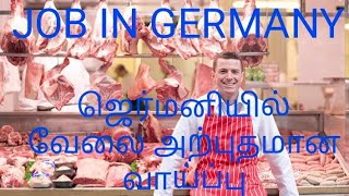 NEW JOB VACANCY FOR GERMANY VERY VERY URGENT GERMANY IS HIRING BUTCHERS ஜெர்மனியில் வேலை [upl. by Radbourne99]