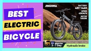 JINGHMA NEW R5 1000W Electric Bicycle 26 Inch Mens Bike 40 Fat Tires Ebike [upl. by Peedsaj210]