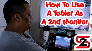 How To Use A Tablet As A Second Monitor For Free [upl. by Fu]