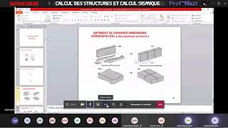 CALCUL DES STRUCTURES ET CALCUL SISMIQUE  4GC CENTRE  Prof NIAZI 02042020 [upl. by Leirbag]