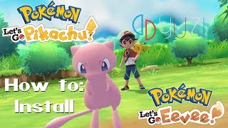 Working How to play Pokemon Lets GO Eevee amp Pikachu on PC Yuzu Emulator [upl. by Alleahcim573]