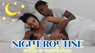 OUR NIGHT TIME ROUTINE WITH A NEWBORN [upl. by Lizned]