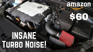 20 VW TDI Intake Before amp After Sounds [upl. by Atiken209]