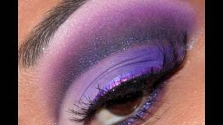 Dramatic Purple Bollywood makeup Tutorial [upl. by Nivat]