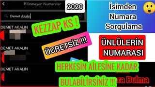 İsimden Telefon Numarası Bulma 2021 IsimdenNumaraBulma [upl. by Nathanson]