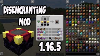 DISENCHANTING MOD  DESENCANTAMOS OBJETOS  MINECRAFT JAVA EDITION  V 1165 11 [upl. by Darton96]