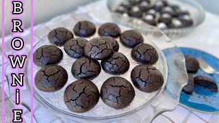 🤩Ağızda Dağılan Brownie Tadında Şerbetli Kurabiye♥️ıslak brownie kurabiyetatlı tarifleri [upl. by Cirad]