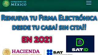 ¿Cómo renovar la firma electrónica caducada hazlo desde Casa 1ra parte Enero 2022 [upl. by Imoyn296]