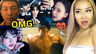 KpopKatchUp RM STRAY KIDS IVE GIDLE AESPA SEVENTEEN REACTION [upl. by Einnig452]