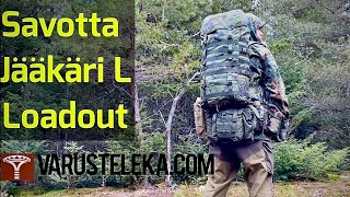 Savotta Jääkäri L 55L Backpack Varusteleka [upl. by Martine]