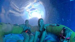 Atlantis Water Park Dubai  Shockwave Longest Family Ride in the world [upl. by Ely]