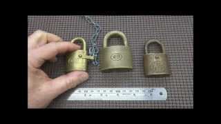 154 How to Open Wilson Bohannan Padlocks [upl. by Trilley]