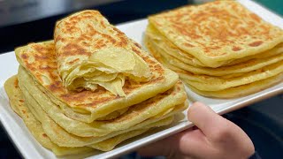 MSEMENS EXPRESS POUR DÉBUTANTS 🥞 CRÊPES FEUILLETÉES À LA POÊLE 👩🏻‍🍳 Deli Cuisine [upl. by Gnaoh757]