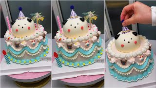 Cartoon Retro Cake Making Tutorial [upl. by Birgitta]