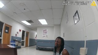 Playboi Carti getting booked into Atlanta City Jail after reckless driving arrest Bodycam footage [upl. by Bondon]