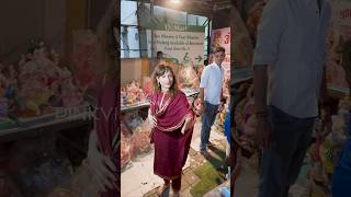 Ankita Lokhande APOLOGIZES To A Lady At Ganesh Murti Pandal  shorts ganpati [upl. by Aicilegna]