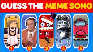 GUESS MEME SONG  Smurf Cat Skibidi Toilet MrBeast Grimace ShakeCrazy Frog  New 2023 Quiz [upl. by Tisbee]