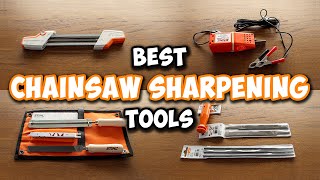 4 BEST tools to Sharpen Chainsaw Chain  Chainsaw Sharpener Tools [upl. by Gothart]