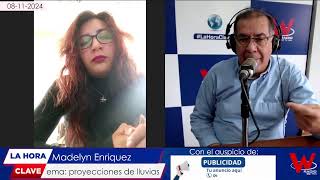 EnVivo W Radio  Noticias  Madelyn Enriquez  Analista de pronósticos del Inamhi [upl. by Hoebart]