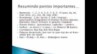 ESPERANTO POR TEXTOS  Lição 3 Adonis Saliba [upl. by Aivek128]