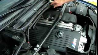 BMW E46 M3 IgnitionValve Cover Removal to Access Ignition Coils [upl. by Vanda19]