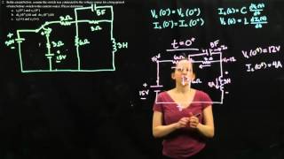 Circuits 1  RLC Initial conditions [upl. by Russ]