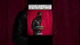 DRUSKI MEETS A1 2FUNNY FOR THE FIRST TIME🤣 ​⁠​⁠ a12funny comedy druski london roadman uk [upl. by Norling970]