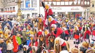 Germany Reutlingen Fasnetsumzug 4K Gruppen RTScheibengipfel Gomaringen Burgstetten [upl. by Gallenz565]