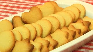 Receta fácil de galletas crujientes de mantequilla [upl. by Sandry828]