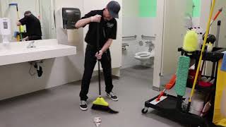 Janitorial Restroom Cleaning StepByStep Training [upl. by Tarrance996]