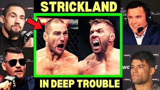 UFC Fighters quotPredictquot Sean Strickland vs Dricus Du Plessis  UFC 297 [upl. by Oznarol]