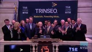 Trinseo Celebrates Public Debut on the New York Stock Exchange [upl. by Helsa]