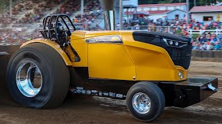 Tractor Pulling 2024  OSTPA Pro Stock Tractors pulling at the Knox County Clash in MT Vernon OH [upl. by Ahsilif]