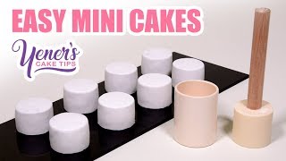 How to Make EASY MINI CAKES Tutorial  Yeners Cake Tips by Serdar Yener from Yeners Way [upl. by Schwejda]