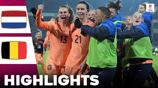 Netherlands vs Belgium  What a Game  Highlights  UEFA Womens Nations League 05122023 [upl. by Dunton]