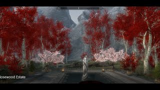 Rosewood Estate  Skyrim Special Edition House Mod [upl. by Atined954]