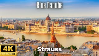 Strauss  The Blue Danube Waltz 4K [upl. by Leacim801]