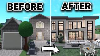 RENOVATING MY FIRST BLOXBURG HOUSE [upl. by Syverson]