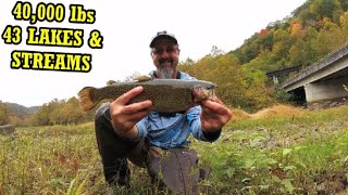 Fall Trout Stocking in West Virginia [upl. by Rehpotsirk]