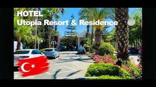 Turkey Alanya Hotel Utopia Resort amp Residence walk through the territory full review Турция Отель 4K [upl. by Gnahc488]