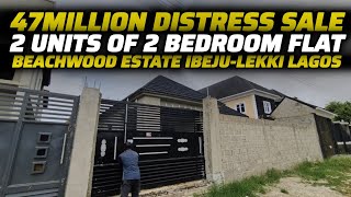 DISTRESS SALE 2 UNITS OF 2 BEDROOM APARTMENT FOR SALE  BEECHWOOD ESTATE IBEJULEKKI LAGOS [upl. by Yniattirb]