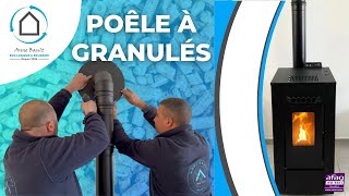 TUTO  Installation poêle à granulés Groupe Anne Bault renovation annebault travaux btp [upl. by Yngiram477]