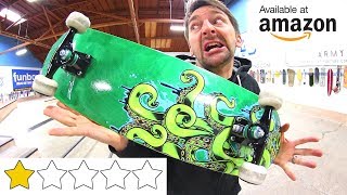 THE WORST REVIEWED AMAZON SKATEBOARD OF ALL TIME [upl. by Arehsat]