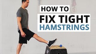 How to Fix Tight Hamstrings HINT Static Stretching Doesnt Work [upl. by Esbensen223]