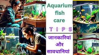 Aquarium Care Expert Tips for Happy Fish  aquariumfishkeeper fishlovers aquariumcare tips [upl. by Nidroj]