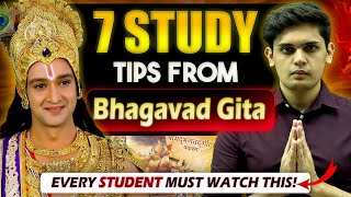 7 Study Tips From Bhagavad Gita🔥 Most Scientific Study Hacks Prashant Kirad [upl. by Einahpehs767]